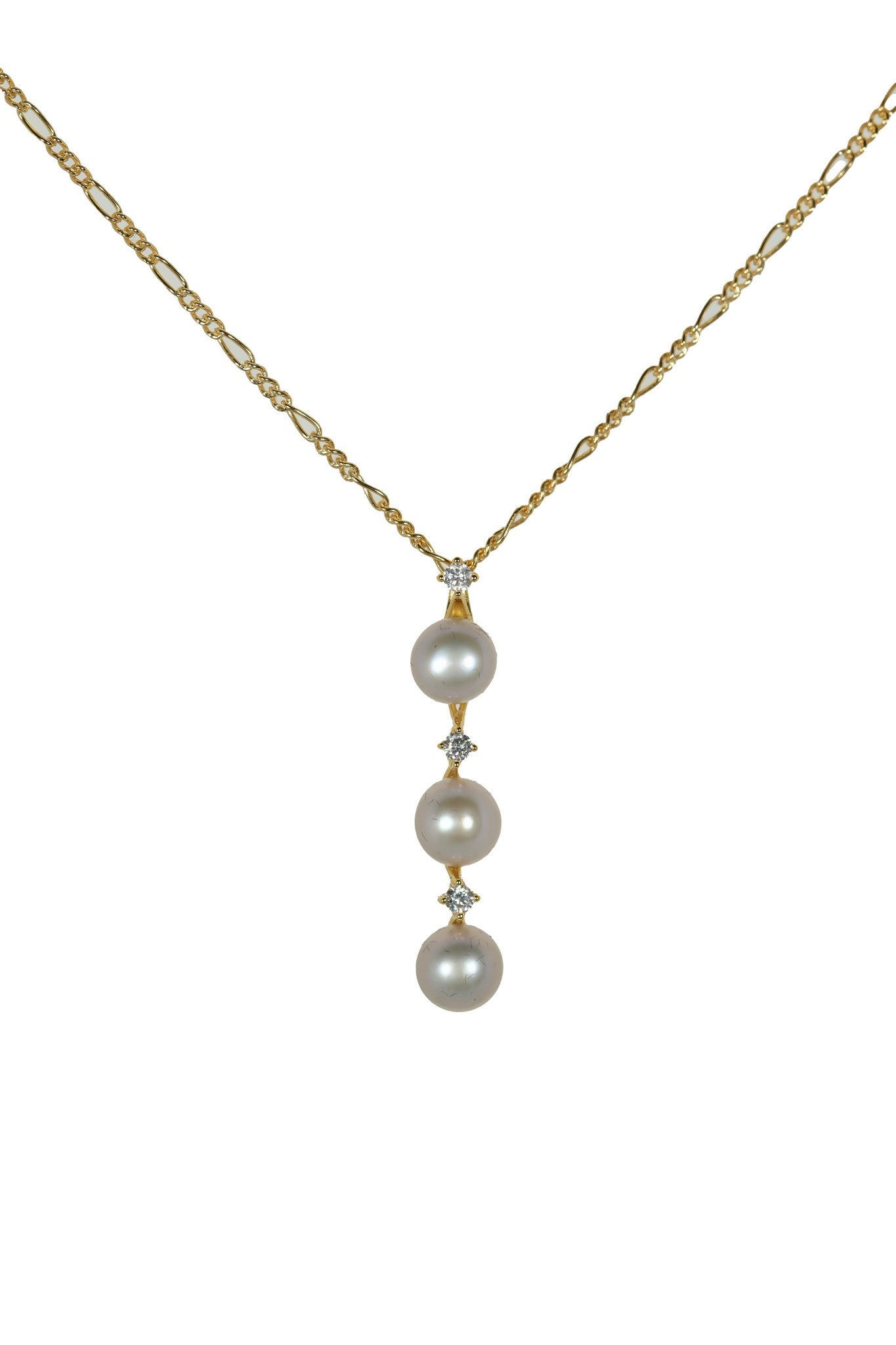 Mailani Akoya Triple Pearl Necklace